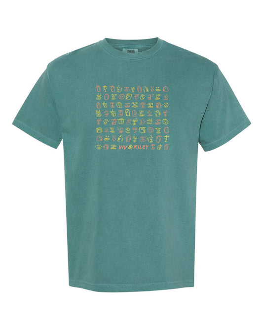 Imaginary People unisex Comfort Colors t-shirt - Emerald